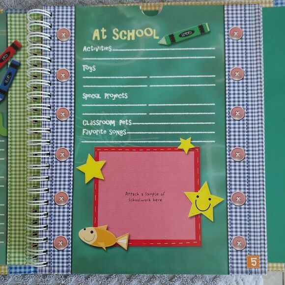 School Days Keepsake Memory Book Memories Pre-K-12 Records Binder Class Events‎ - Picture 5 of 12